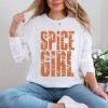 Spice Girl Block Distressed - Women's Garment Dyed Long Sleeve Graphic T-Shirt - 3 of 4