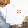 Simply Sage Market Women's Embroidered Lady Jack- O - Lantern On Short Sleeve Garment Dyed Tee - 3 of 4