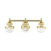 Livex Lighting Oldwick 3 - Light Vanity in  Polished Brass - 2 of 4