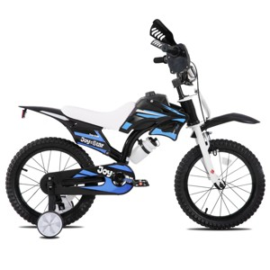 JOYSTAR Dirt Bike Style Kids Bike, 12 inch, Blue - 1 of 4