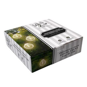 Belle Luci Holiday Bright Lights LED G50 Single Filament LED Replacement Bulb Warm White 2.5 in. 25 - 1 of 1