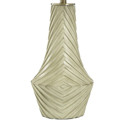Morgana Modern Gray Table Lamp with Linen Shade