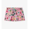Little Blue House Women's Night Owl Cotton Sleep Shorts Multicolored X-Large - 2 of 4