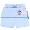 Disney Lilo and Stitch Girls V-Neck Top and Skort Casual Outfit Set - 3 of 4