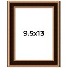 PosterPalooza | Photo Size Weathered Gold Picture Frame - UV Acrylic, Foam Board Backing, Hanging Hardware - 2 of 4