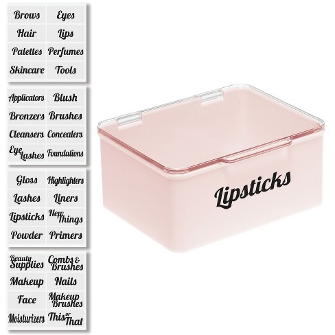 Mdesign Plastic Cosmetic Vanity Storage Organizer Box : Target