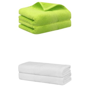 REGALWOVEN Cotton Bath Hands Towel Sets For Bathroom, Gym, SPA 2 Pack