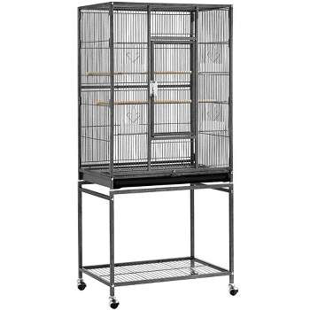 Yaheetech 54"H Mobile Large Bird Cage Parrot Cage for Small Animal