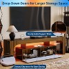 Modern LED TV Stand with Large Storage Drawer for 75" TVs,TV Console with Color-Control Lighting,Entertainment Center for Living Room,Bedroom - 4 of 4
