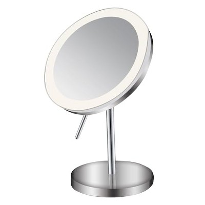 ALFI Round Freestanding Led 5X Magnified Mirror
