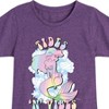 Girls' - Disney - Tides 'N' Vibes Fitted Short Sleeve Graphic T-Shirt - 2 of 4