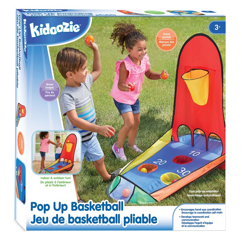 Kidoozie Pop-Up Basketball, Indoor or Outdoor Sport Activity; Suitable for Preschool and School aged Children ages 3 and older, 4 of 8