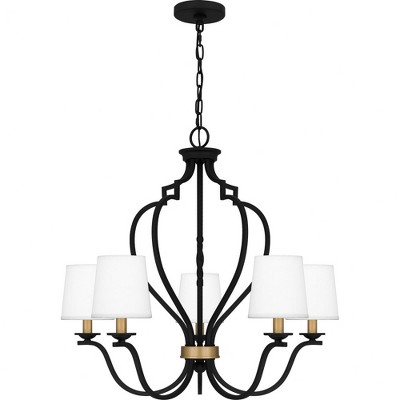Quoizel Lighting Wilkins 5 - Light Chandelier in  Matte Black