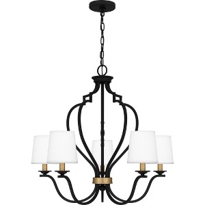Quoizel Lighting Wilkins 5 - Light Chandelier in  Matte Black - 1 of 1