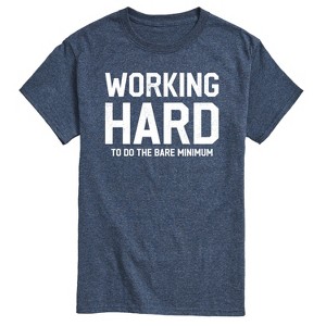 Men's - Instant Message - Working Hard Short Sleeve Graphic T-Shirt - 1 of 4