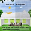 Heavy Duty Party Tent - Commercial Canopy with Removable Sidewalls & Church Windows for Weddings - 2 of 4