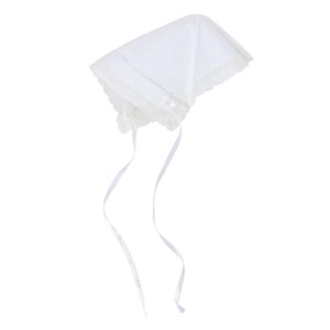 CTM Audrey Grace Lace Infant Christening Bonnet with Gift Box - 1 of 4