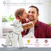 Dexmalle Kids Plush Ride-On Rocking Horse with Bear Toy - 2 of 4