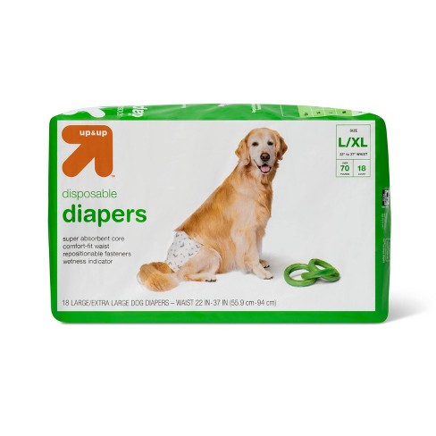 Dog pull outlet up diapers