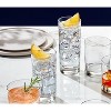 LEMONSODA Hobnail Highball Glasses (Set Of 4) – 15 Oz Vintage Textured Tumblers For Cocktails, Water, Iced Coffee – Clear Glass Dishwasher Safe