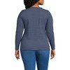 Lands' End Women's Plus Size Lightweight Jersey Skimming Long Sleeve Crew Neck T-shirt - 2 of 3