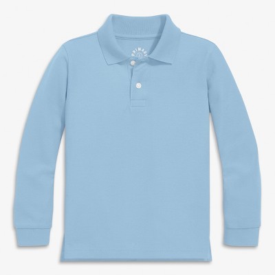 Primary Kids Long Sleeve Pique Polo