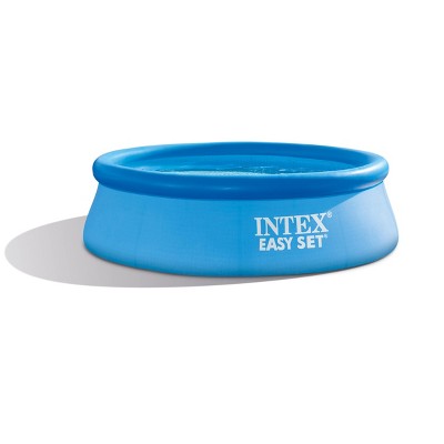 Intex 8ft x 30in Easy Set Inflatable Above Ground Family Swimming Pool (No Pump)