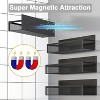 Attop Refrigerator Magnetic Spice Rack (4-Pack) – 8 Removable Hooks, Strong Magnet Shelves for Kitchen Organization - 4 of 4