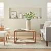 Wood Frame Square Coffee Table - Natural - Hearth & Hand™ with Magnolia - image 2 of 4