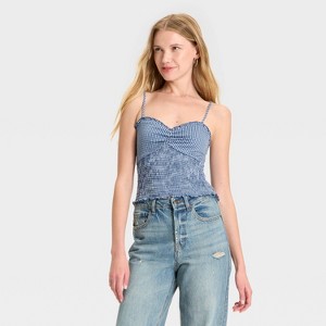 Women's Smocked Cami - Wild Fable™ - 1 of 3