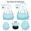 HOMLUX 30L Waterproof Gym Duffel Tote Bag with Shoe & Wet Clothes Compartments - 2 of 4