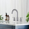 WOWOW 8 in. Widespread Double-Handle Bathroom Faucet - 2 of 4