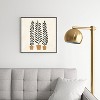 Pauline Stanley Potted Ferns Black Terracotta Metal Framed Art Print - Deny Designs - 2 of 4