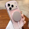 HTUTWOO Gradient Case for iPhone 17 Pro Max with Lanyard, Cute Magnetic Shockproof Phone Protective Cover - 3 of 4