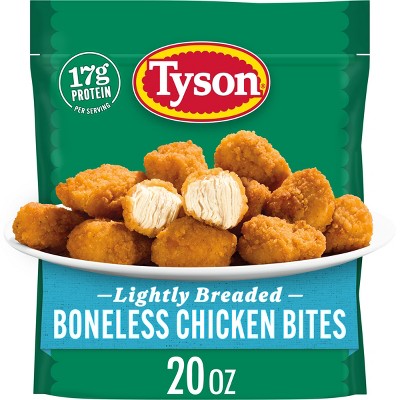 Tyson Lightly Breaded Chicken Bites - Frozen - 20oz