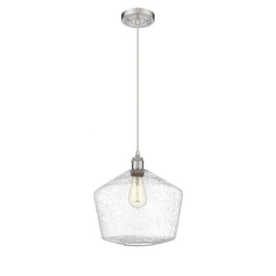 Cindyrella - 1 Light Cord Hung Mini Pendant In Industrial Style-13.5 Inches Tall and 12 Inches Wide