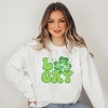Simply Sage Market Women's Graphic Sweatshirt Lucky Shamrock Disco - 2 of 3