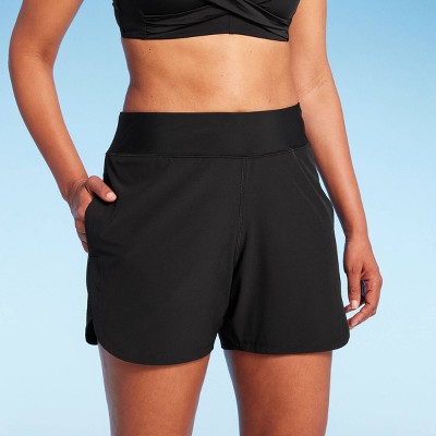 Lands' End Women's UPF 50 Full Coverage Tummy Control High Waist Bikini  Bottom - Black XS