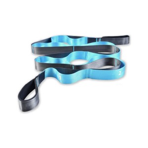 Toyzone World Blue Gray Non-Elastic Yoga Strap - 1 of 3