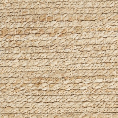 Natural Jute Bleached Rectangular 2 ft x 3 ft Area Rug