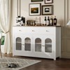 Buffet Cabinet with Storage, 55.1" Large Sideboard Buffet Cabinet - 3 of 4