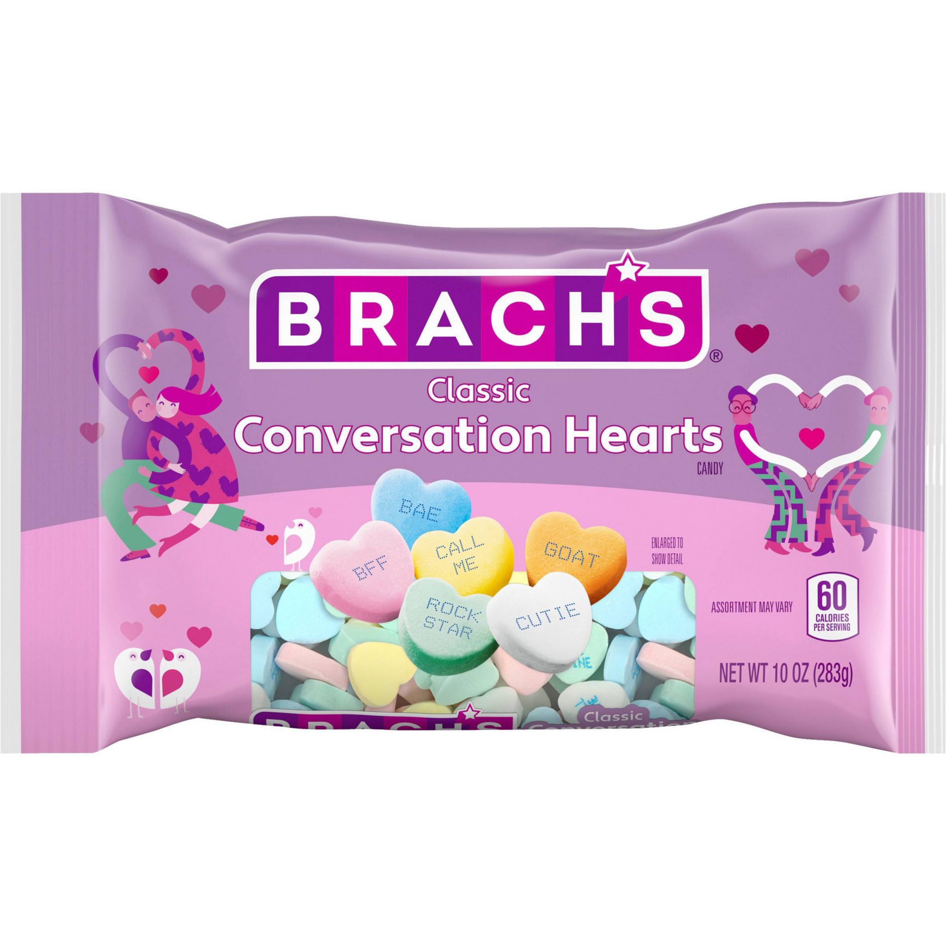 Brach's Valentine's Classic Conversation Hearts Candy - 10oz