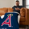 MLB Los Angeles Angels Cooperstown Collection Throwback Silk Touch Throw Blanket 50 x 60 Inches - 2 of 4