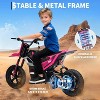 24V 350W Electric Dirt Bike for Teens, 12" Fat Tire Off-Road Motorcycle w/Hydraulic Brakes, 35-Mile Range, Powered Riding On Bike for Boys Girls 6-12 - 3 of 4