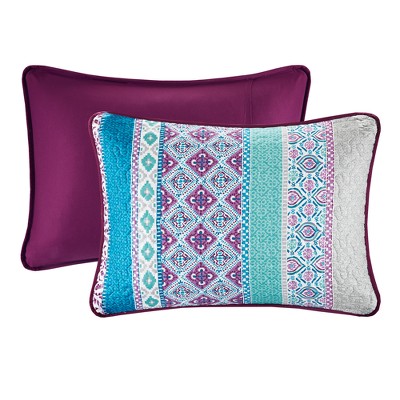 Boho Chic Embroidered Polyfill Daybed Coverlet Set