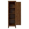 Hagar Single Door Storage Pantry Cabinet Pine - Room and Joy - image 2 of 4