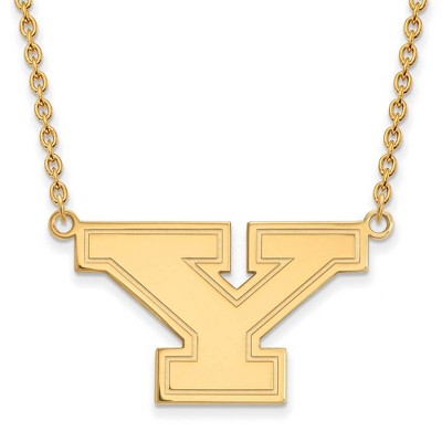 Black Bow Jewelry 10k Yellow Gold Youngstown State Penguins NCAA Necklace 18 Inch