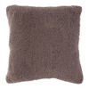 24"x24" Oversized Faux Shearling Square Throw Pillow Cover - Kensington Garden - 3 of 4