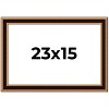 PosterPalooza | Weathered Gold Picture Frame - UV Acrylic, Backing Board, Hanging Hardware Included - 2 of 4