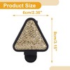 Unique Bargains Universal Car Sunglasses Clip with Magnetic PU Leather 3.15"x2.36" 1 Pc - 4 of 4